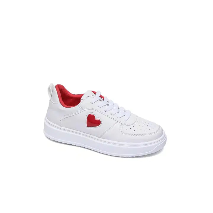 Charlesfd-Trendy Heart Sneakers
