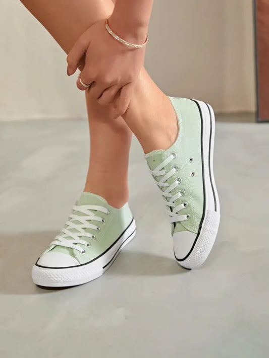 Charlesfd- Lace-Up Sneakers - Opaline