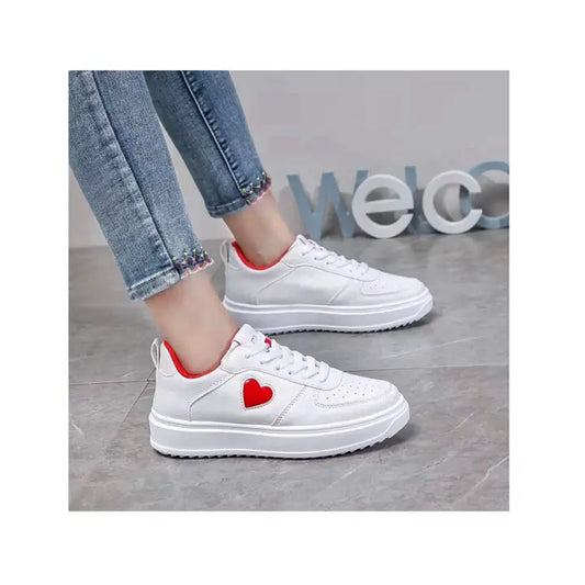 Charlesfd-Trendy Heart Sneakers