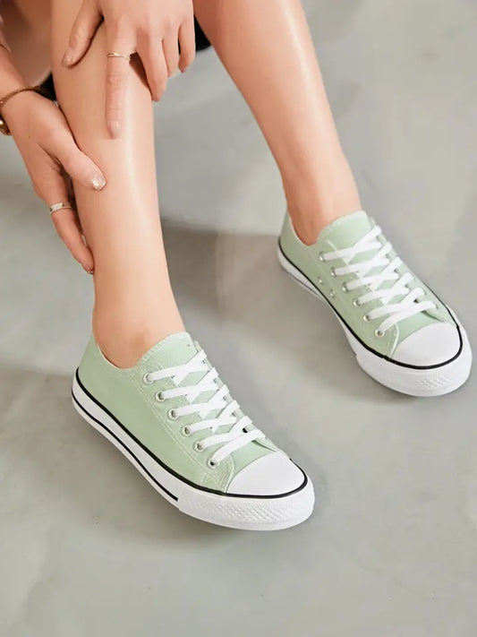 Charlesfd- Lace-Up Sneakers - Opaline