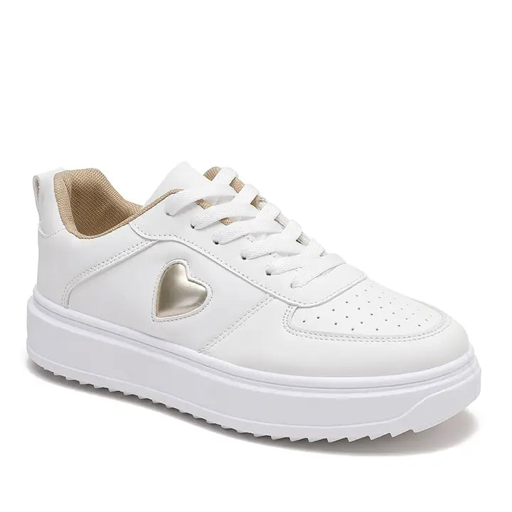 Charlesfd-Trendy Heart Sneakers